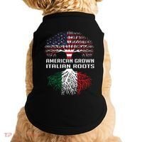 American Grown Italian Roots Italy Flag Proud Doggie Tank thumb 0