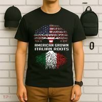 American Grown Italian Roots Italy Flag Proud T-Shirt thumb 6