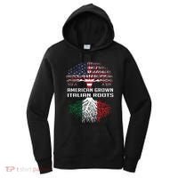 American Grown Italian Roots Italy Flag Proud Women's Hoodie thumb 0