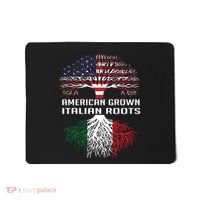 American Grown Italian Roots Italy Flag Proud Mousepad thumb 0