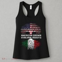American Grown Italian Roots Italy Flag Proud Women's Tank Top thumb 3
