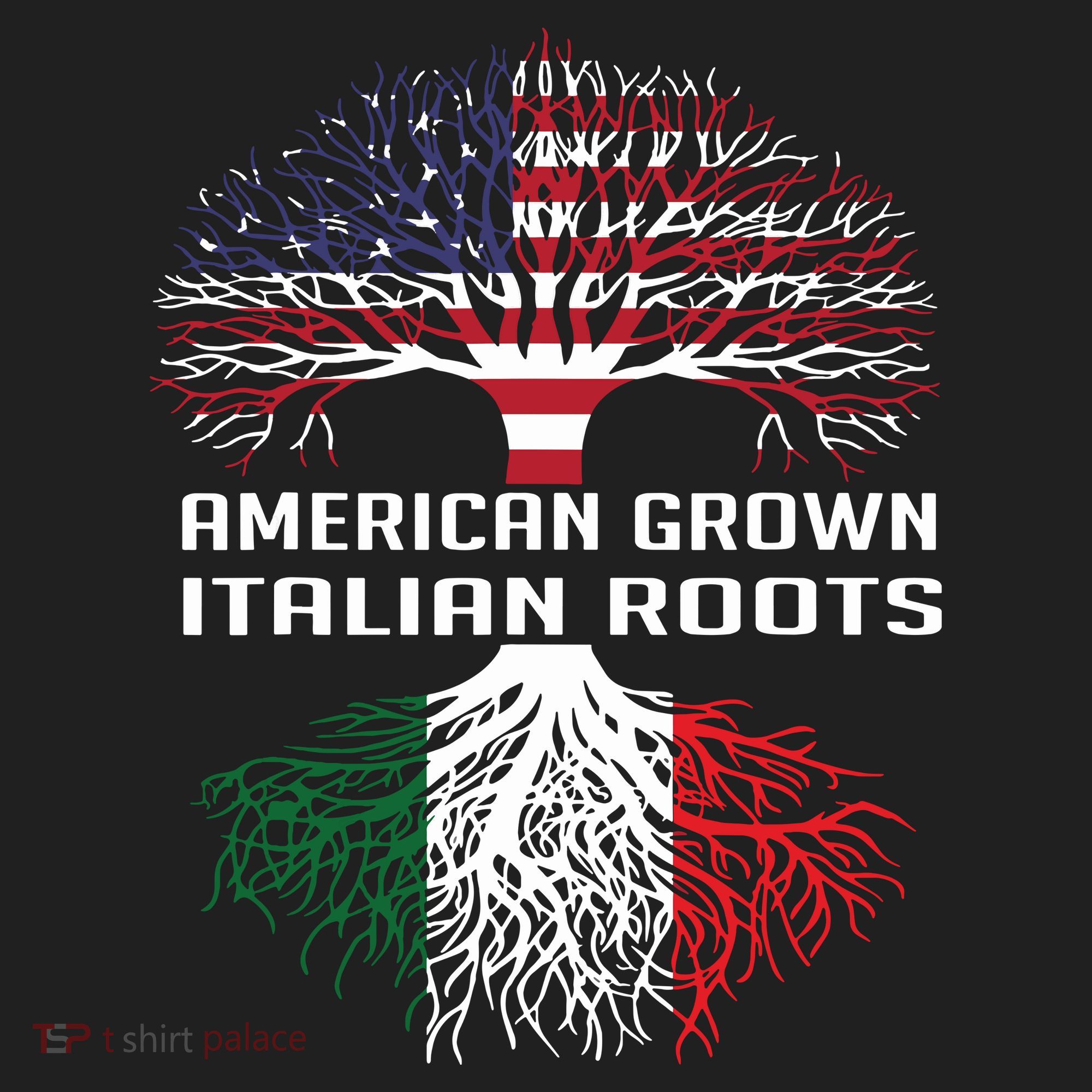 American Grown Italian Roots Italy Flag Proud Hat