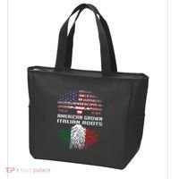 American Grown Italian Roots Italy Flag Proud Tote Bag thumb 3
