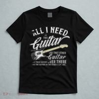 All Guitar I Need Musician Electric Guitarist Love Music T-Shirt thumb 5