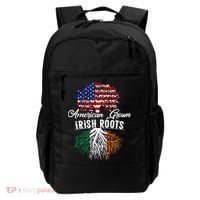 American Grown Irish Root Ireland Flag Irish Gift Backpack thumb 0