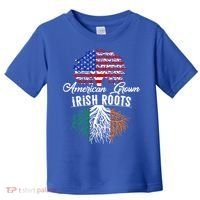 American Grown Irish Root Ireland Flag Irish Gift Toddler T-Shirt thumb 0