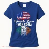 American Grown Irish Root Ireland Flag Irish Gift Women's T-Shirt thumb 0