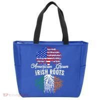 American Grown Irish Root Ireland Flag Irish Gift Tote Bag thumb 0