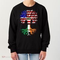 American Grown Irish Roots Ireland Flag Women's Sweatshirt thumb 0
