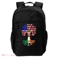 American Grown Irish Roots Ireland Flag Backpack thumb 0