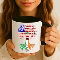 American Grown Irish Roots Ireland Flag Coffee Mug thumb 3