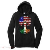 American Grown Irish Roots Ireland Flag Women's Hoodie thumb 0