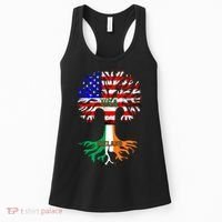 American Grown Irish Roots Ireland Flag Women's Tank Top thumb 0