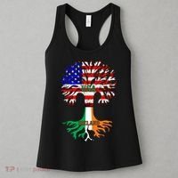 American Grown Irish Roots Ireland Flag Women's Tank Top thumb 3