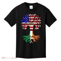 American Grown Irish Roots Ireland Flag Kids T-Shirt thumb 0