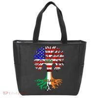 American Grown Irish Roots Ireland Flag Tote Bag thumb 0