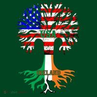 American Grown Irish Roots Ireland Flag Mousepad thumb 1