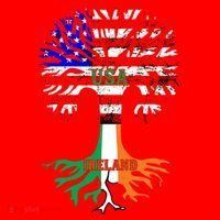American Grown Irish Roots Ireland Flag Santa Hat thumb 1