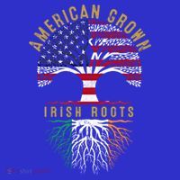 American Grown Irish Roots Tree Flag Family Heritage Gift T-Shirt thumb 7