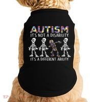 Autism Gift It's A Different Ability Gift Autism Awareness Cool Gift Doggie Tank thumb 0