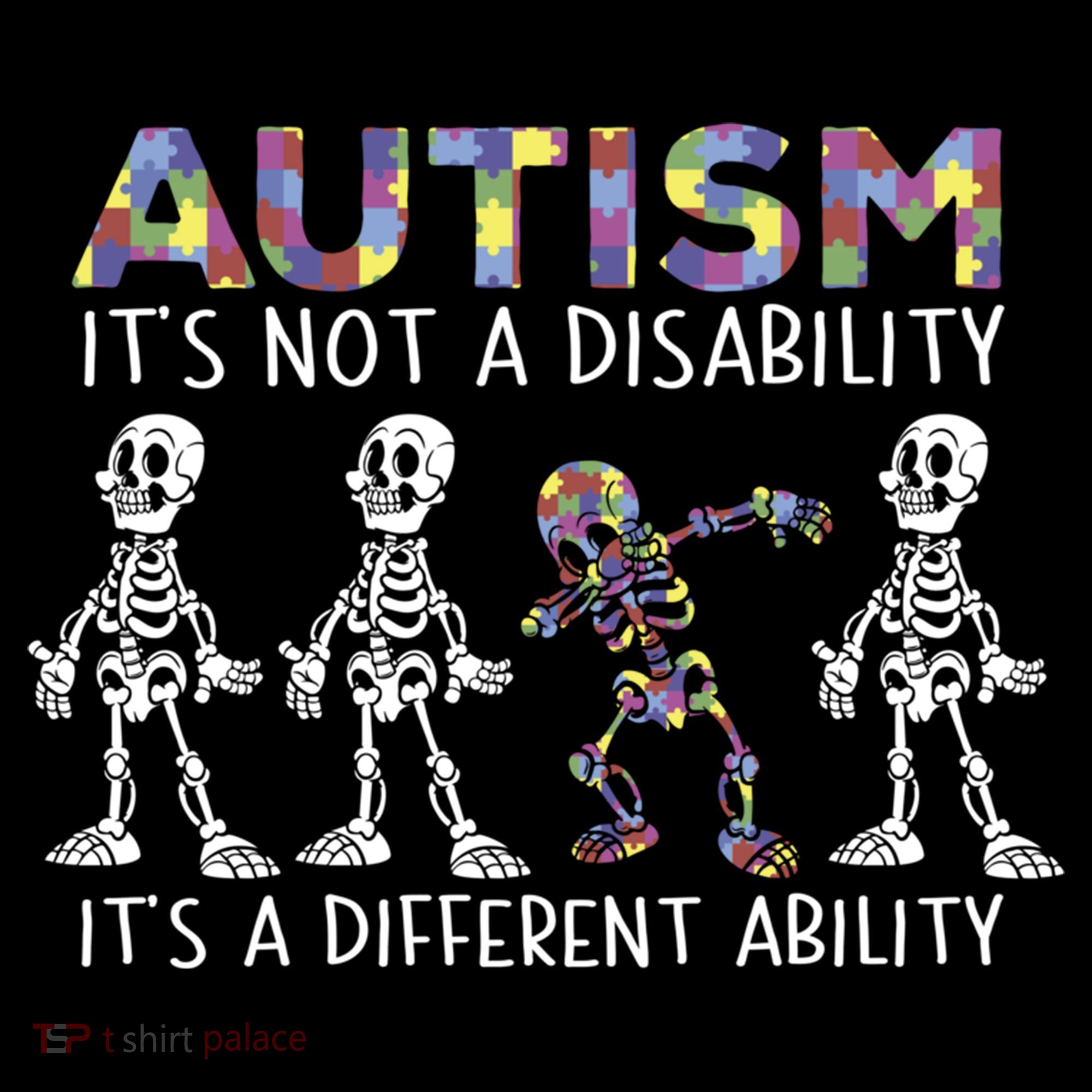 Autism Gift It's A Different Ability Gift Autism Awareness Cool Gift Doggie Tank