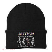 Autism Gift It's A Different Ability Gift Autism Awareness Cool Gift Beanie thumb 0
