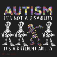Autism Gift It's A Different Ability Gift Autism Awareness Cool Gift Beanie thumb 2