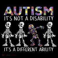 Autism Gift It's A Different Ability Gift Autism Awareness Cool Gift Ornament thumb 1