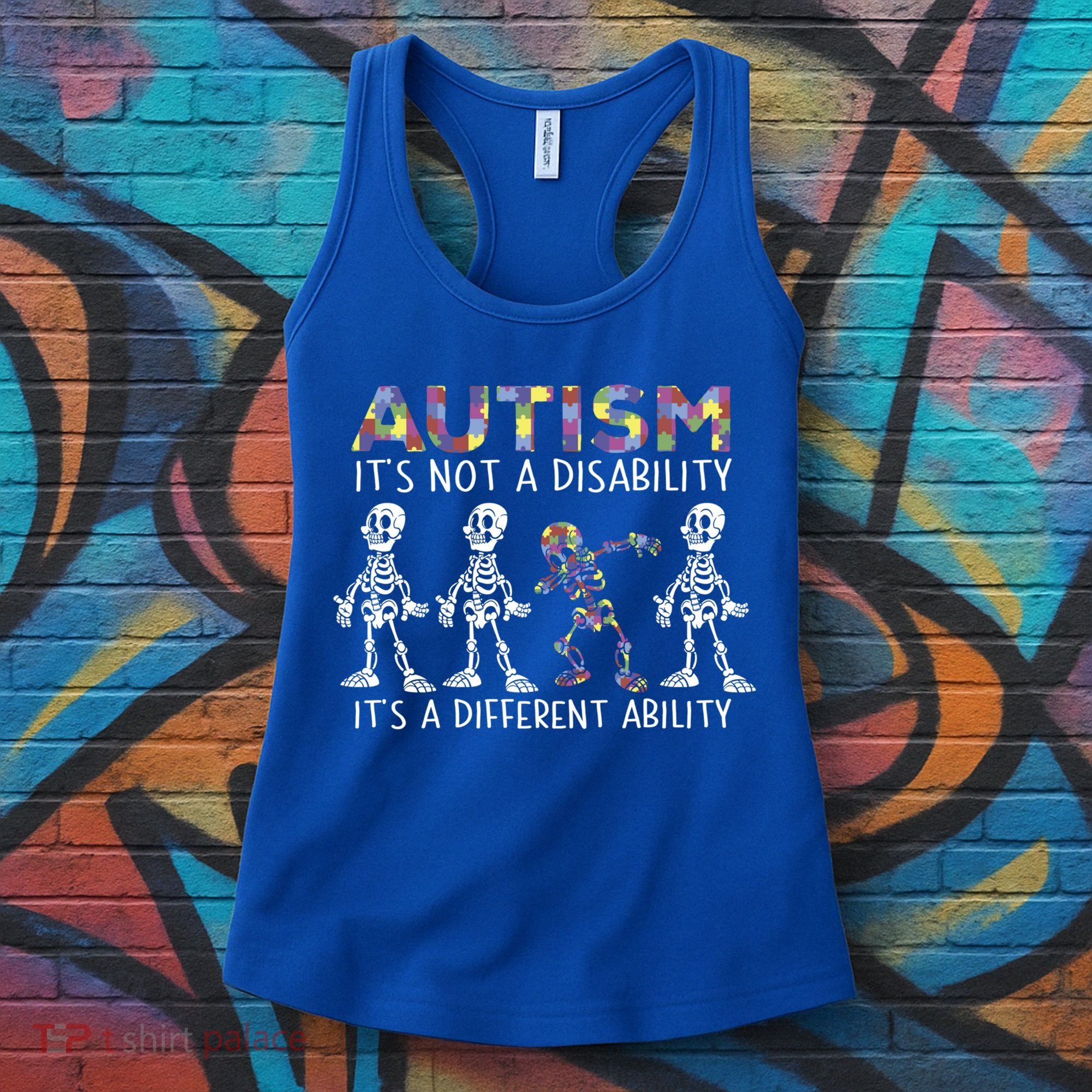 Autism Gift It's A Different Ability Gift Autism Awareness Cool Gift Women's Tank Top