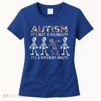 Autism Gift It's A Different Ability Gift Autism Awareness Cool Gift Women's T-Shirt thumb 0
