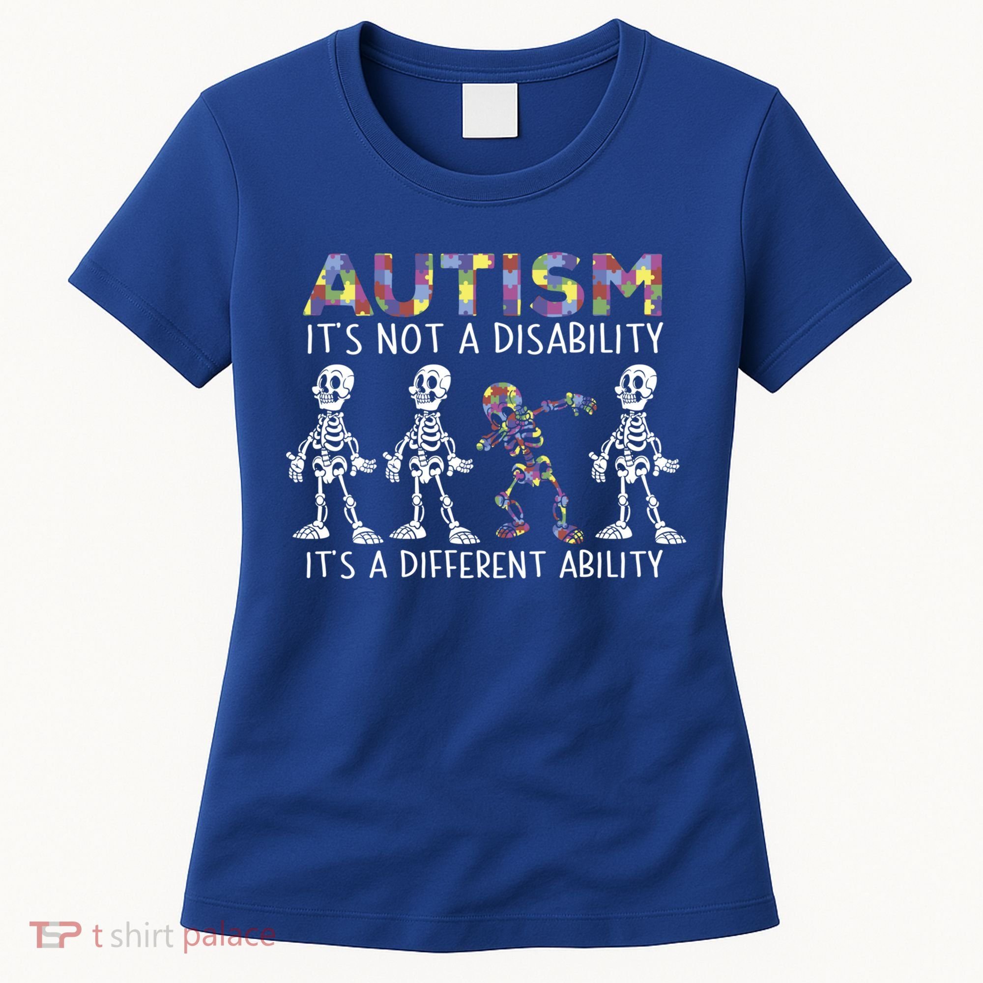 Autism Gift It's A Different Ability Gift Autism Awareness Cool Gift Women's T-Shirt