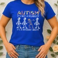 Autism Gift It's A Different Ability Gift Autism Awareness Cool Gift Women's T-Shirt thumb 2