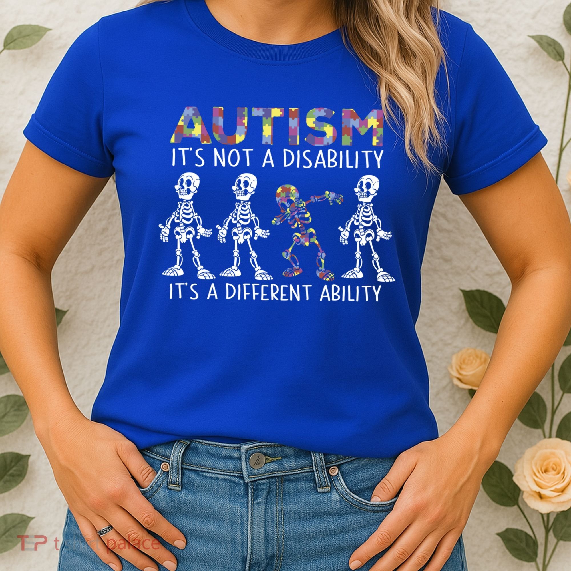 Autism Gift It's A Different Ability Gift Autism Awareness Cool Gift Women's T-Shirt