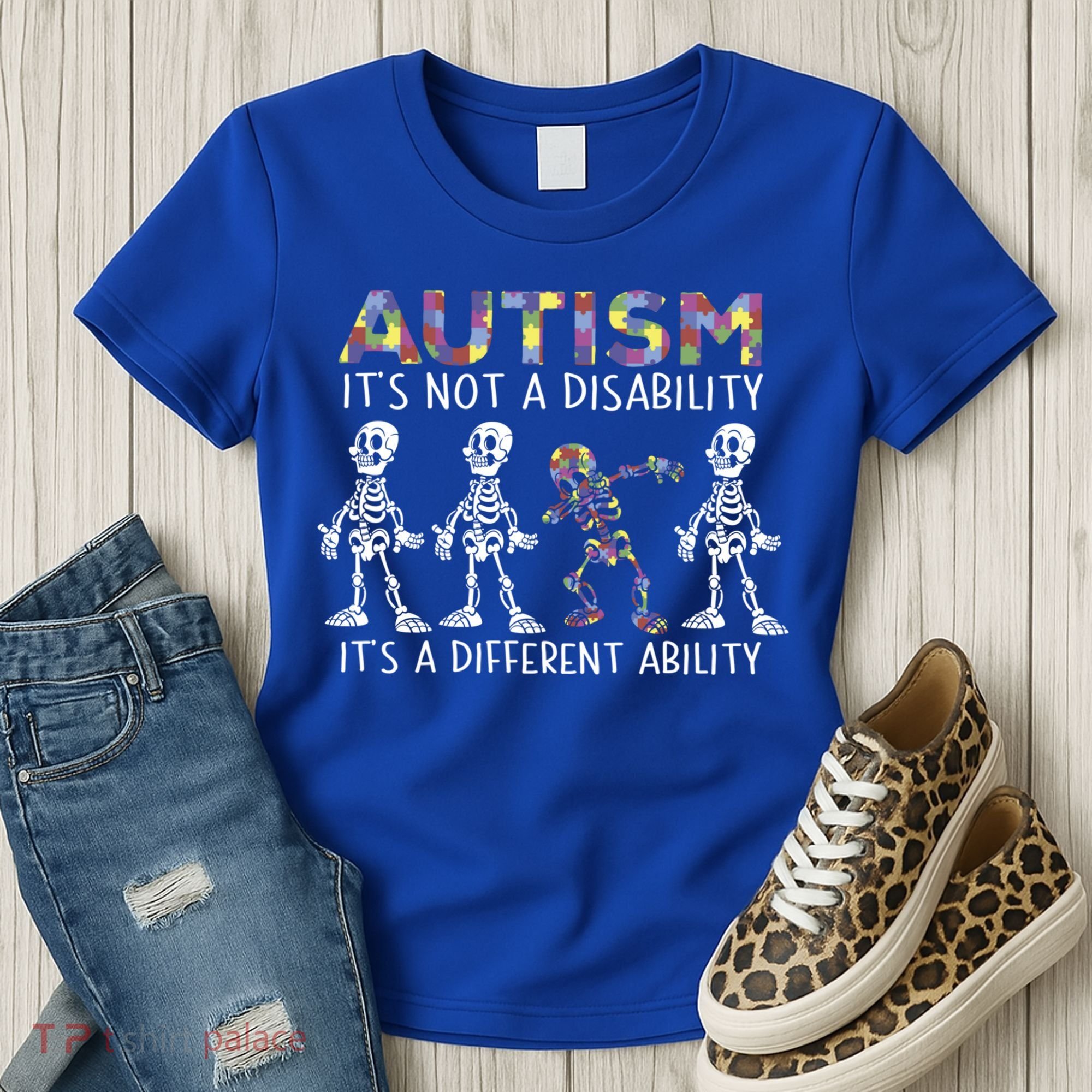 Autism Gift It's A Different Ability Gift Autism Awareness Cool Gift Women's T-Shirt