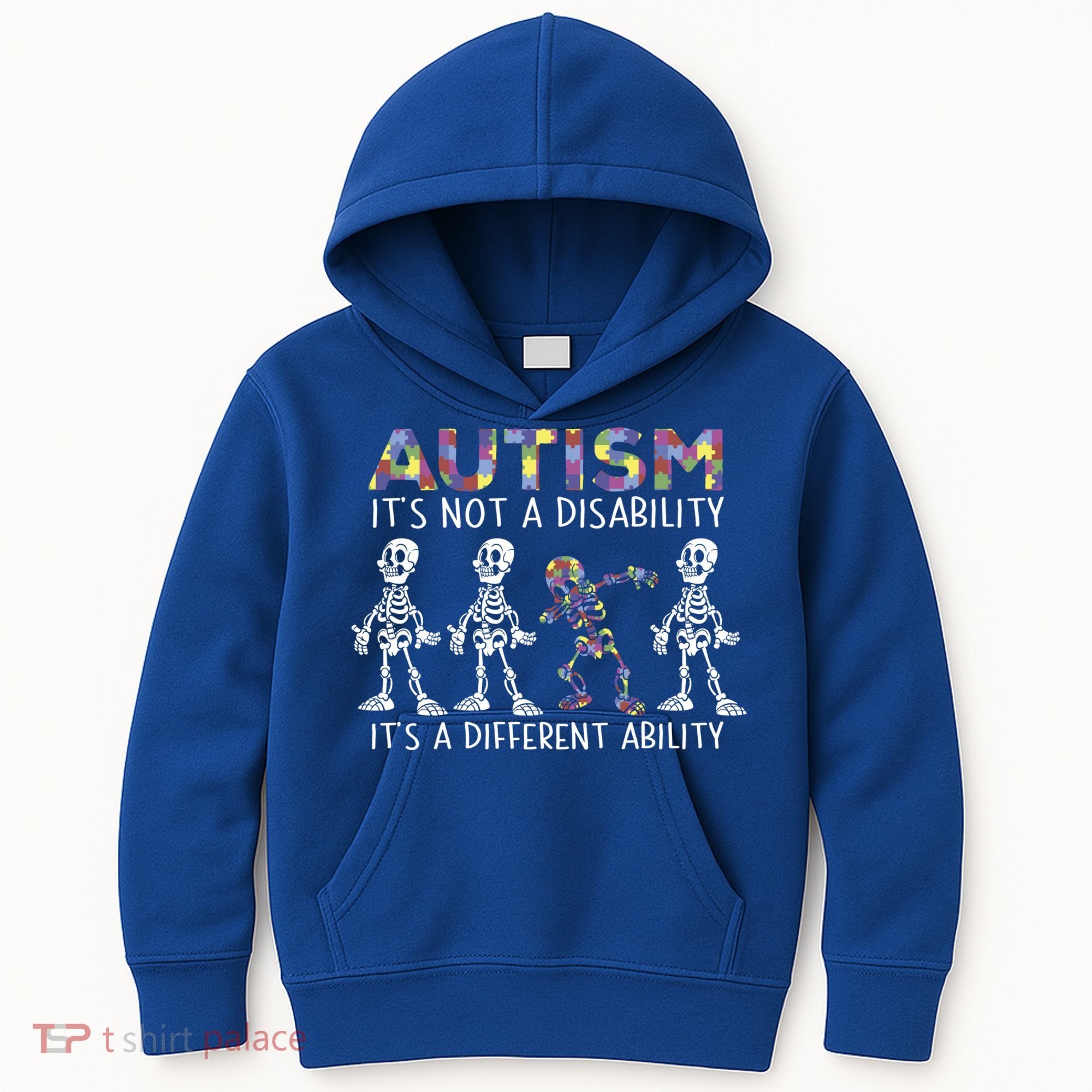 Autism Gift It's A Different Ability Gift Autism Awareness Cool Gift Kids Hoodie