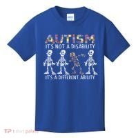 Autism Gift It's A Different Ability Gift Autism Awareness Cool Gift Kids T-Shirt thumb 0