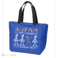 Autism Gift It's A Different Ability Gift Autism Awareness Cool Gift Tote Bag thumb 3