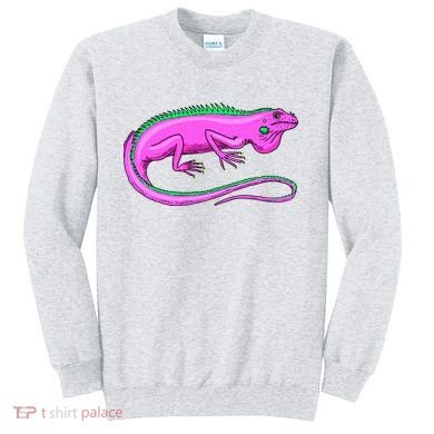 American Green Iguana Lizard Sweatshirt