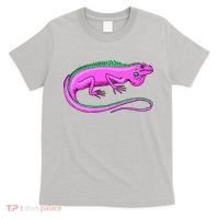 American Green Iguana Lizard T-Shirt thumb 0