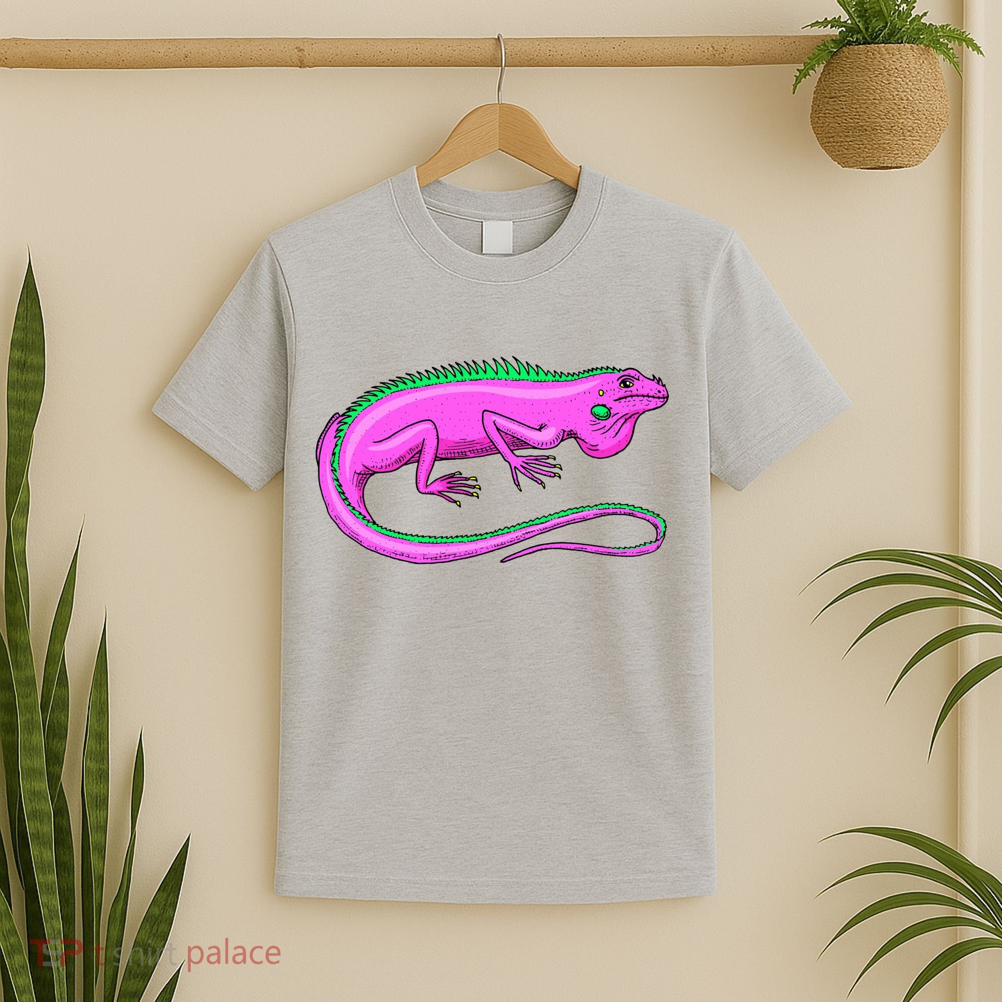 American Green Iguana Lizard T-Shirt