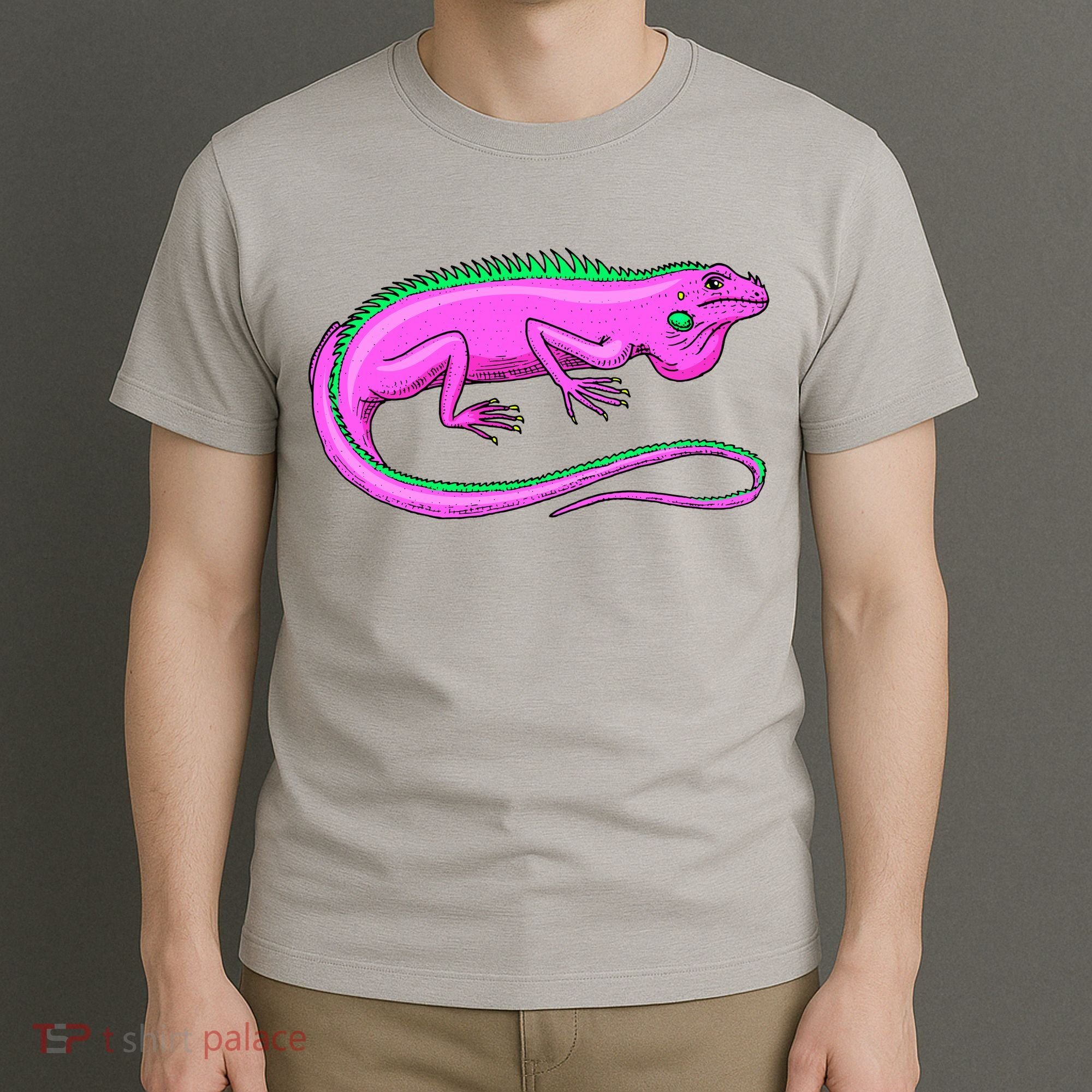 American Green Iguana Lizard T-Shirt