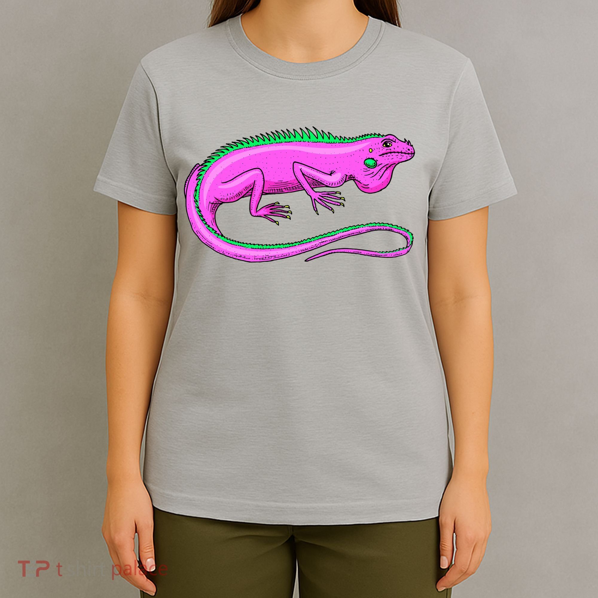 American Green Iguana Lizard T-Shirt