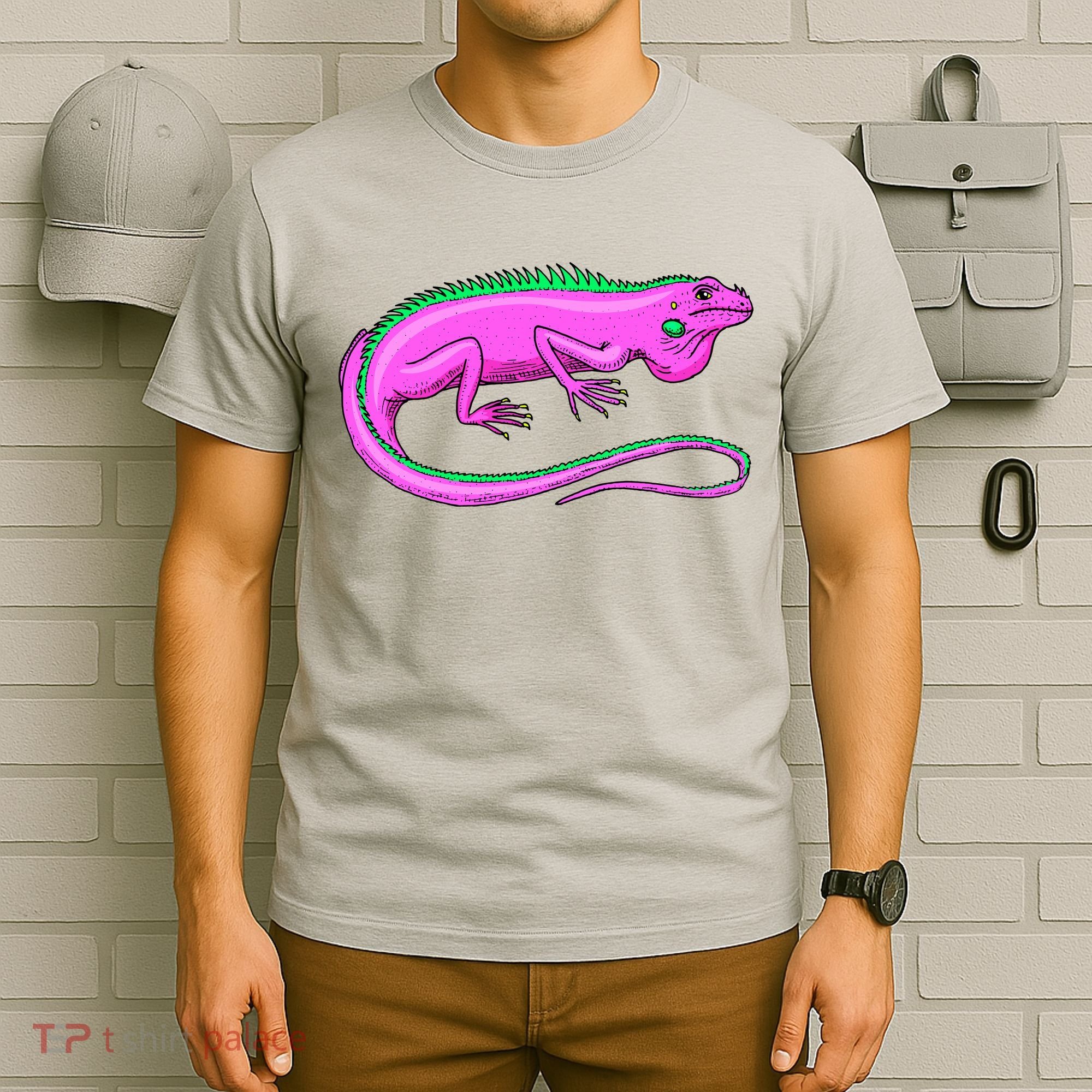 American Green Iguana Lizard T-Shirt