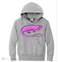 American Green Iguana Lizard Kids Hoodie thumb 0