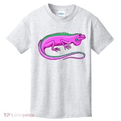 American Green Iguana Lizard Kids T-Shirt