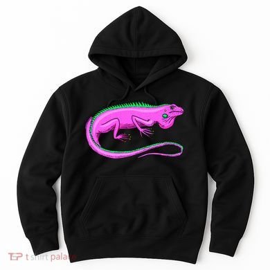 American Green Iguana Lizard Hoodie