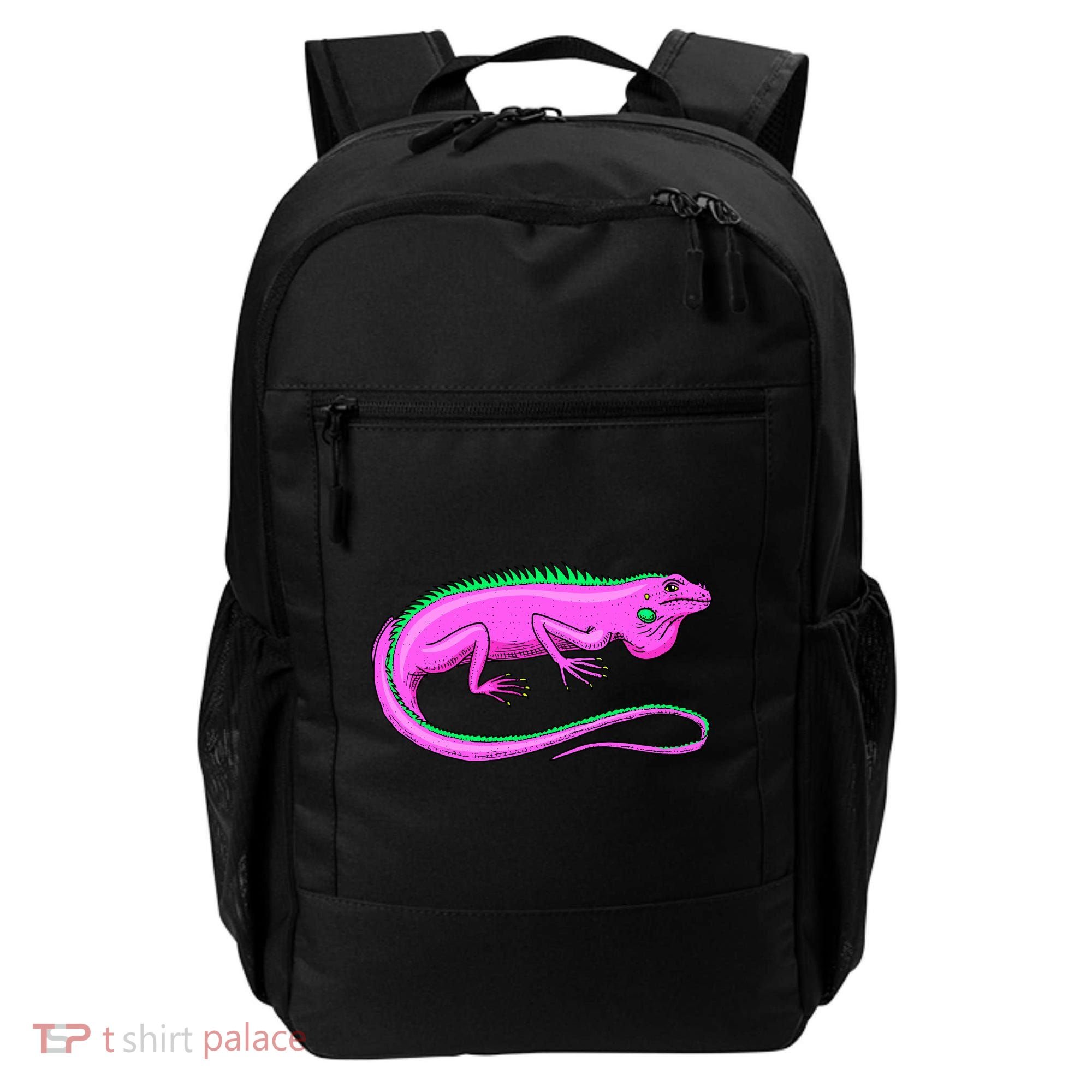 American Green Iguana Lizard Backpack