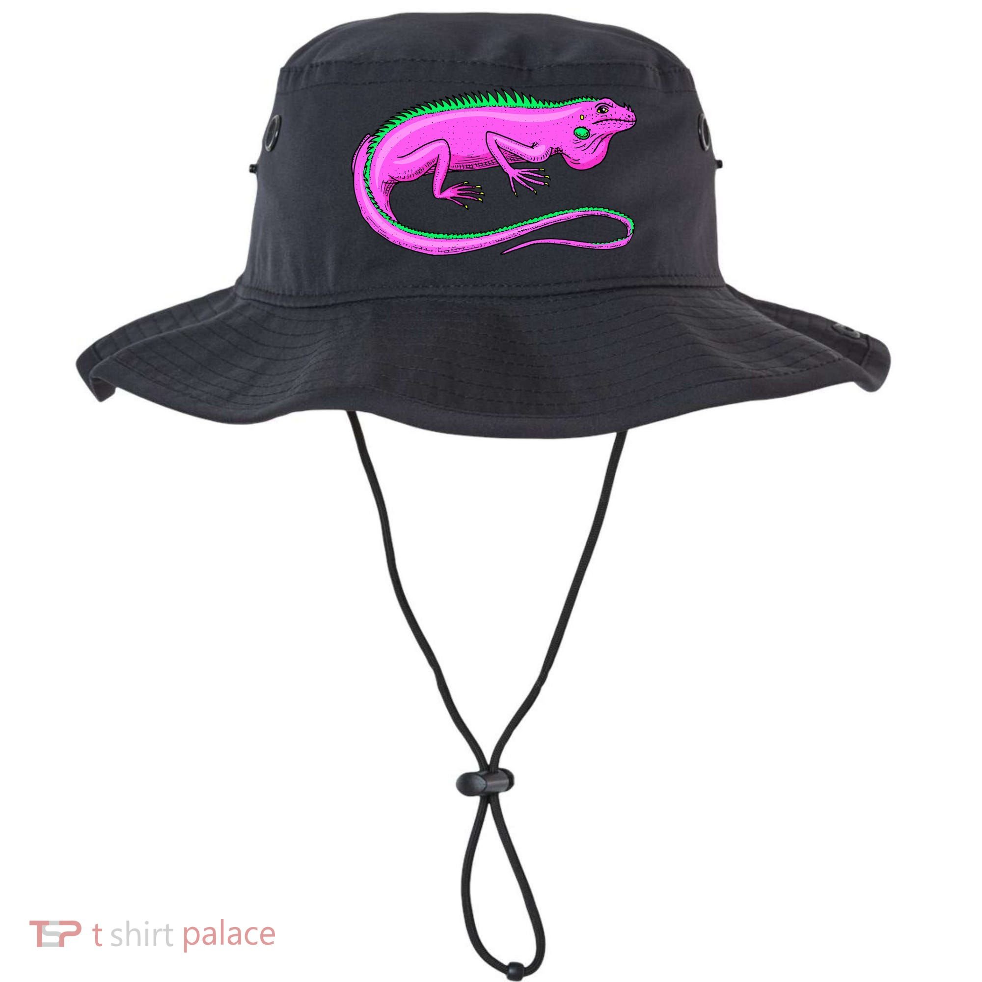 American Green Iguana Lizard Bucket Hat