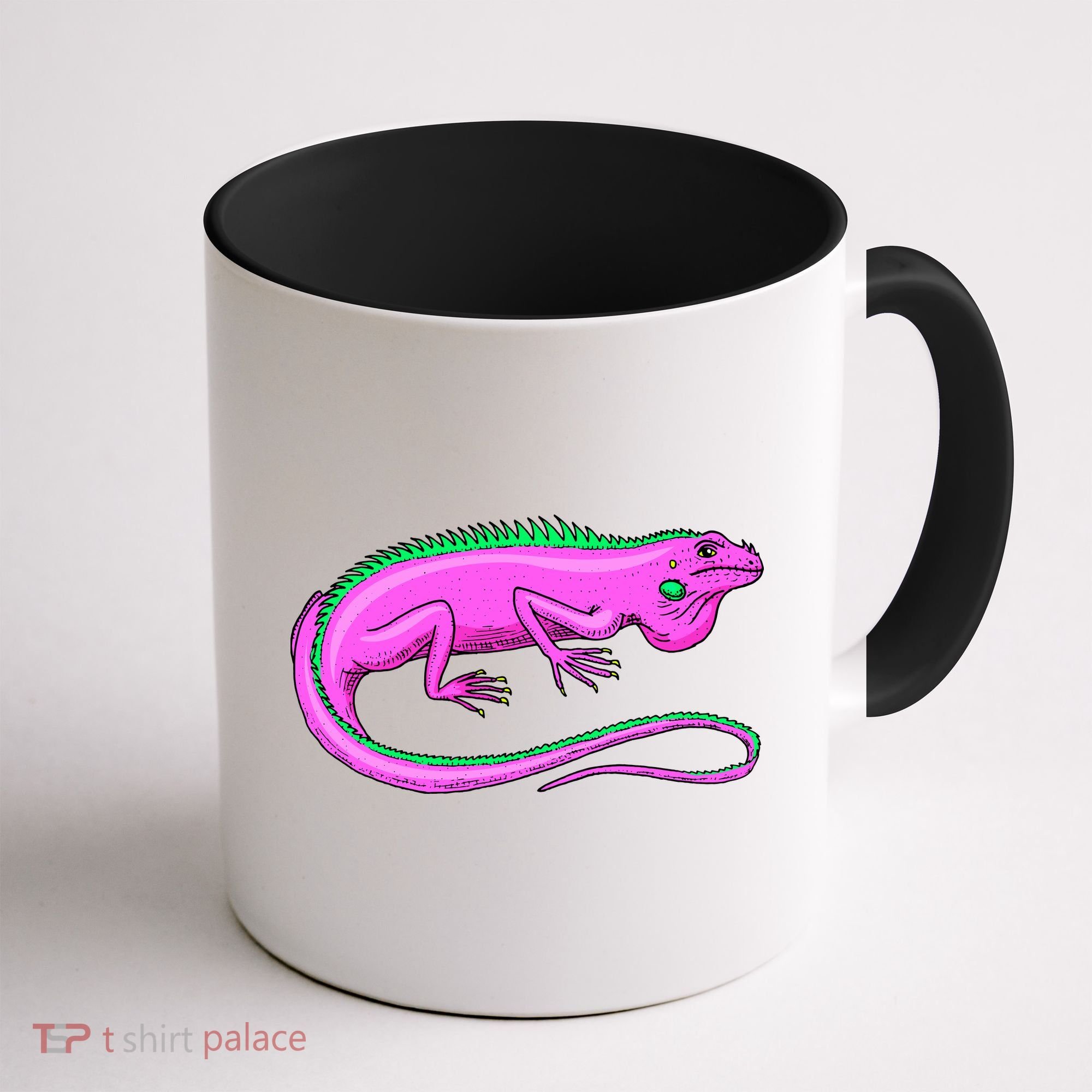 American Green Iguana Lizard Coffee Mug