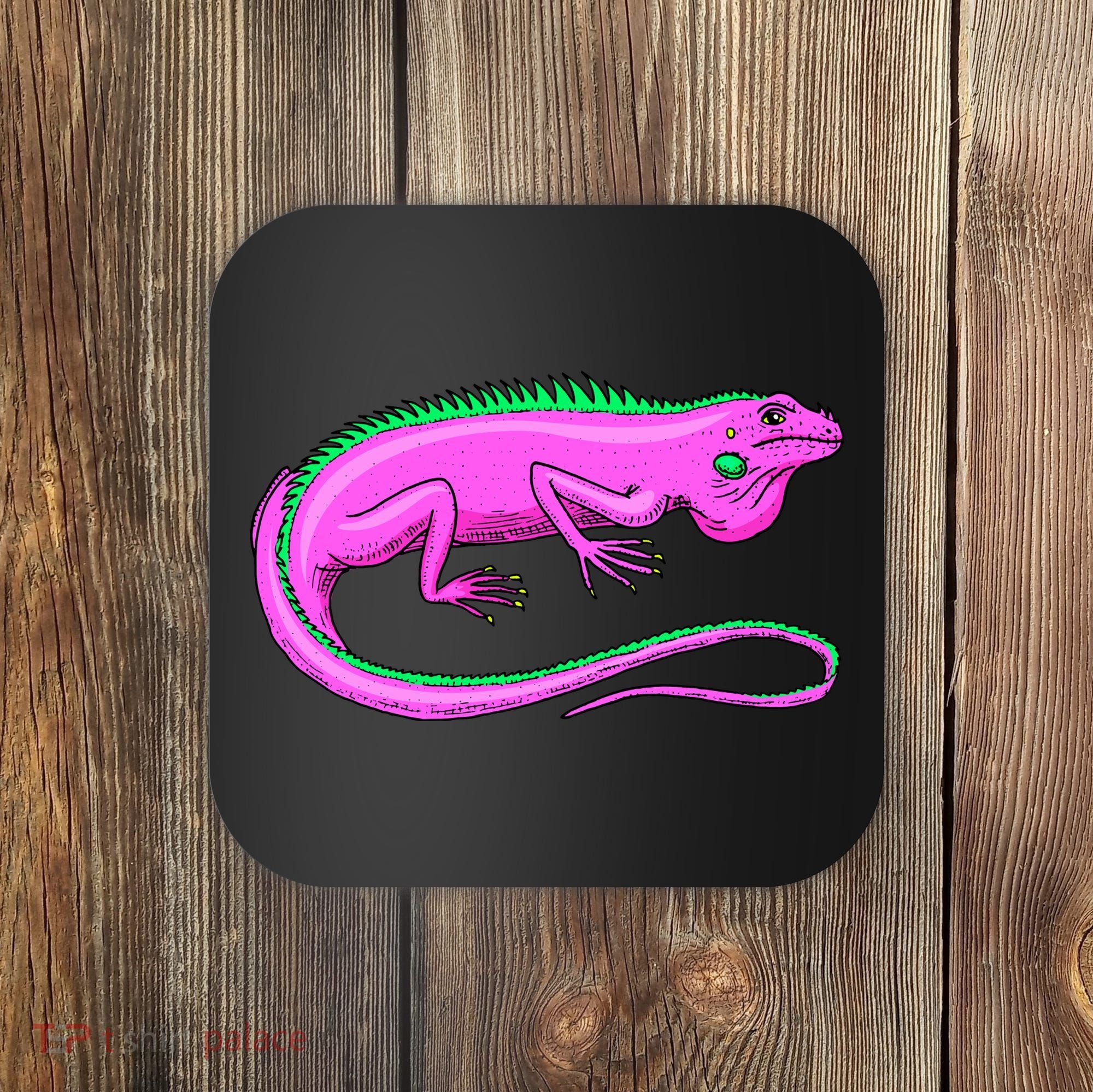 American Green Iguana Lizard Coaster